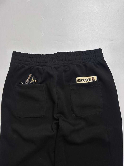 Штаны широкие черные бренд