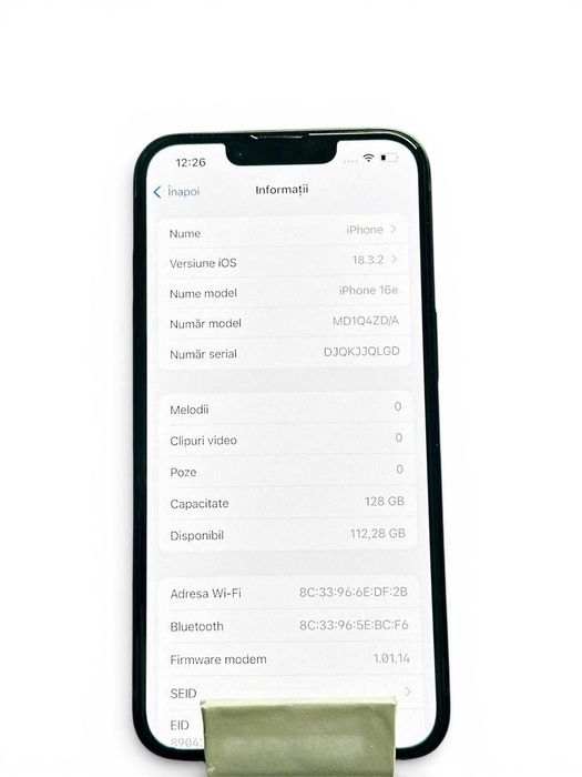 Iphone 16e 128Gb / Amanet Cashbook Deva