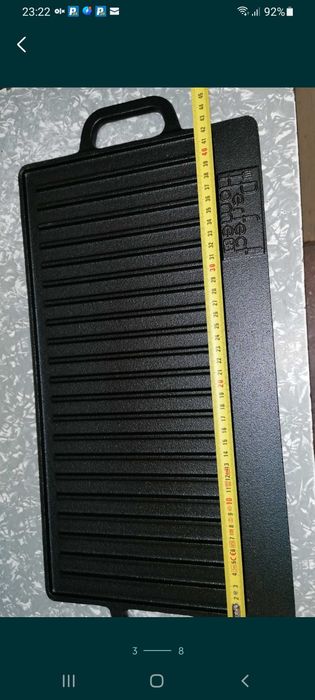 Grill din fontă cu două fețe 50 x 24  ,  Oferta 89 lei