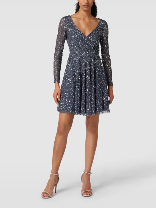 Официална къса рокля с пайети eu34 хс размер Jake*s бляскава