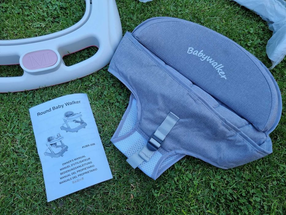 Rotobil, premergator, antemergator BabyWalker nou, roz