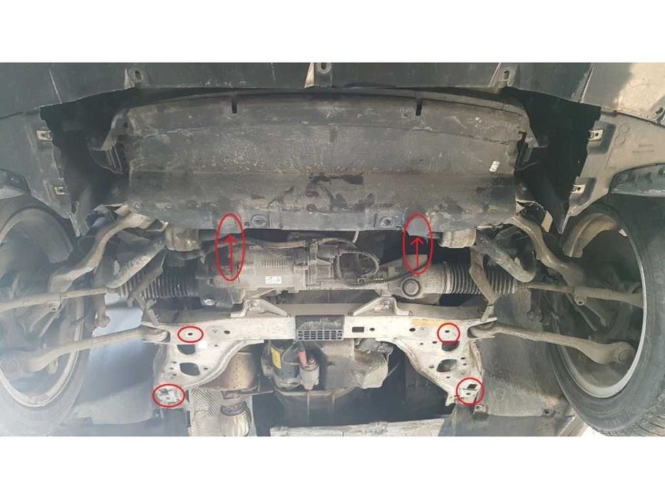 Метална кора под двигател и скоростна кутия BMW Seria 1 E81 E82 E87
