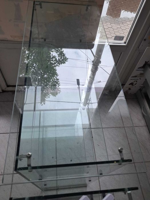 Vand vitrina expunere din sticla