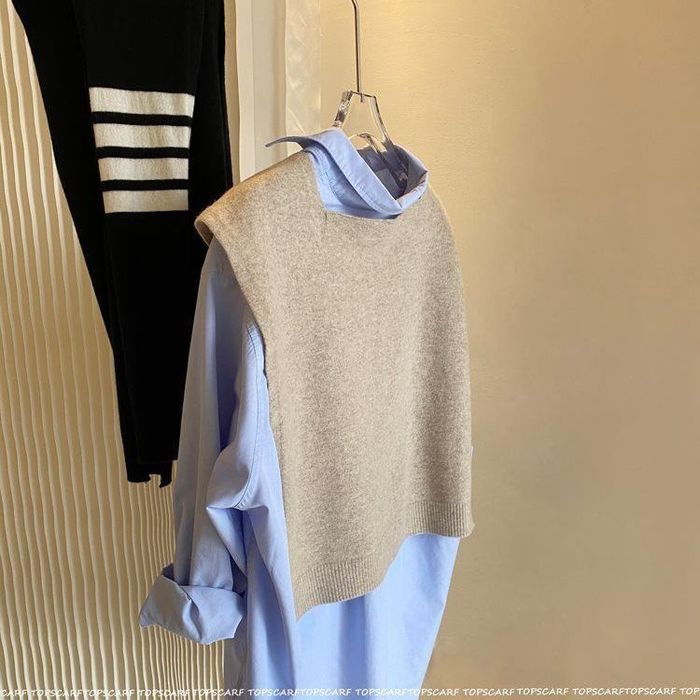 Шарф накидка свитер