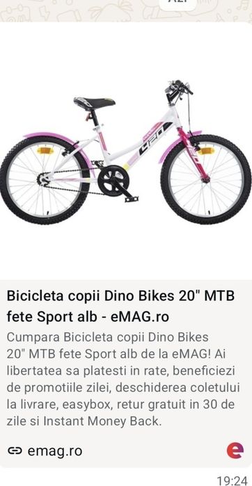 Vând bicicletă copii