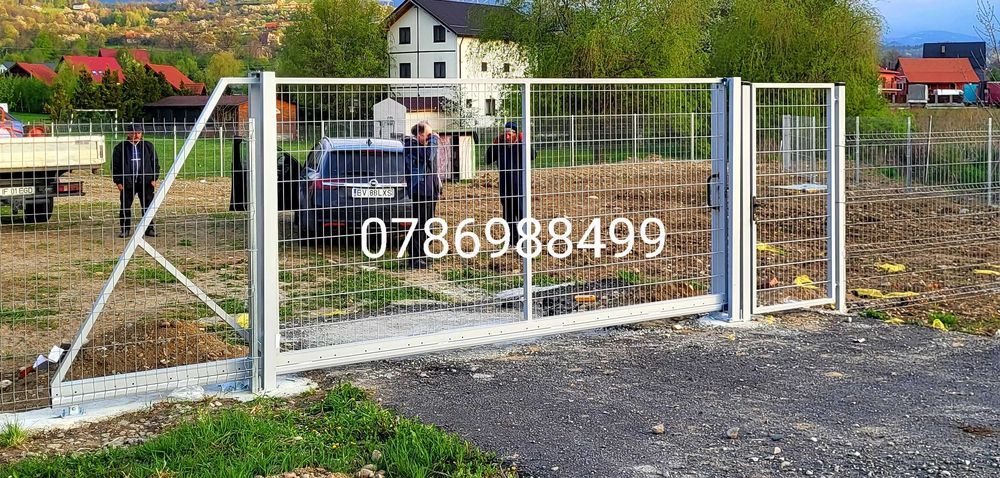 Sistem complet de imprejmuire / gard  plasa / panou gard / gard zincat