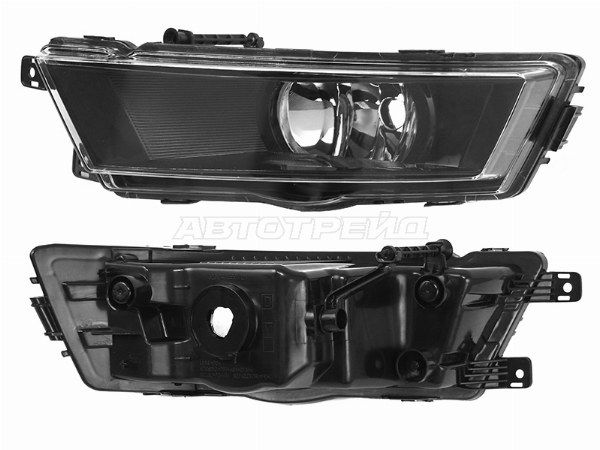 Фара противотуманная Skoda Rapid