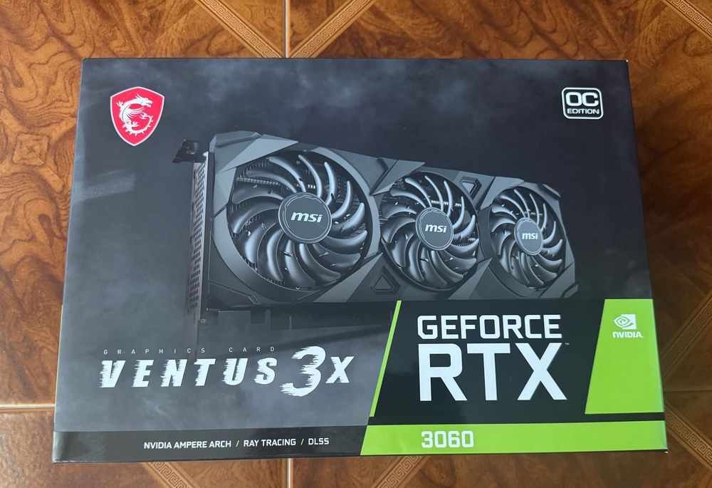 Видео карта MSI 3060 VENTUS 3X