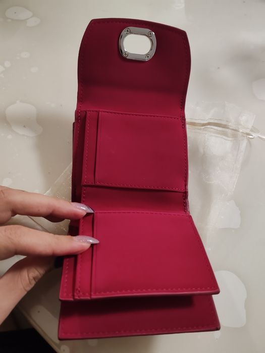 Портомоне в цикламен цвят