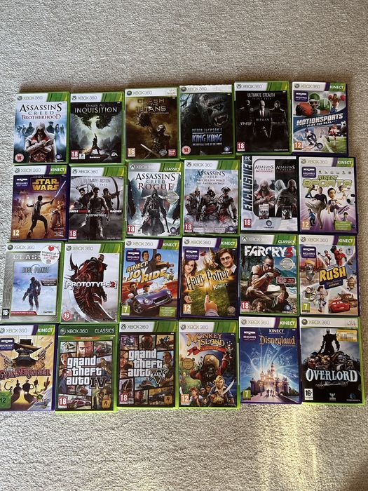 Xbox 360+ senzor kinect+ 41 jocuri
