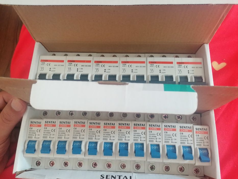 Sigurante fusibile automate NOI RCB 6 16 20 40 63 amperi, 6 Ron solar