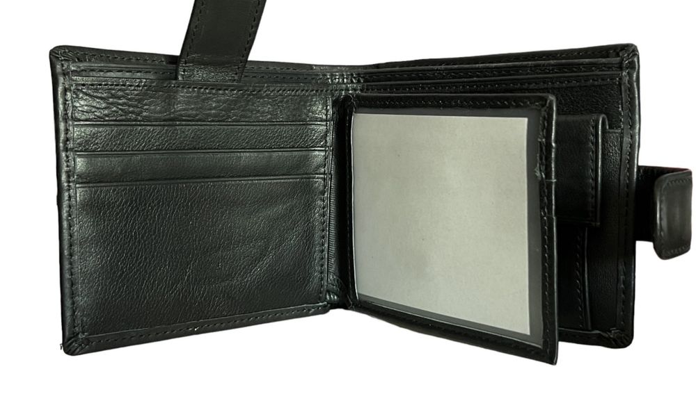 Мъжка чанта+портфейл комплект 2в1 от естествена кожа телешки бокс