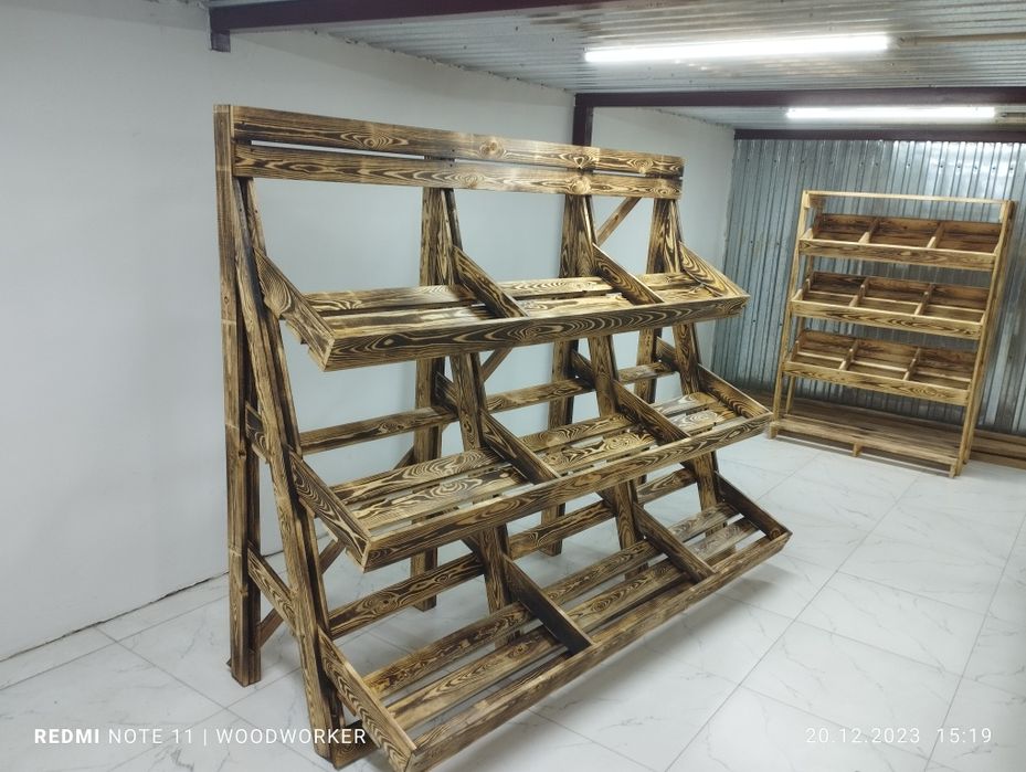 Овощные полки. Более 100 видов.