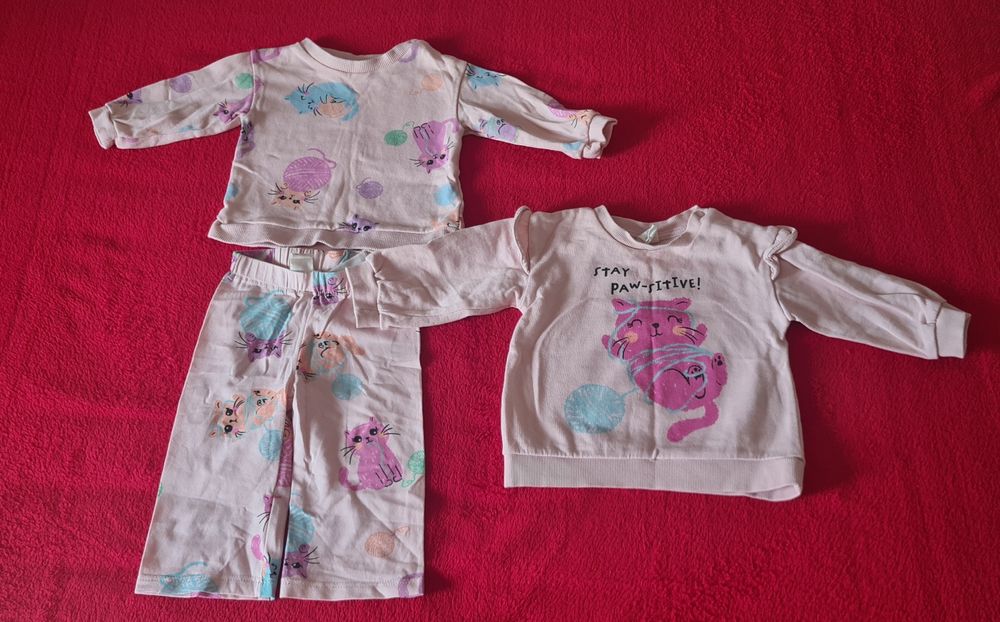 Compleu H&M mărimea 68 -3 piese