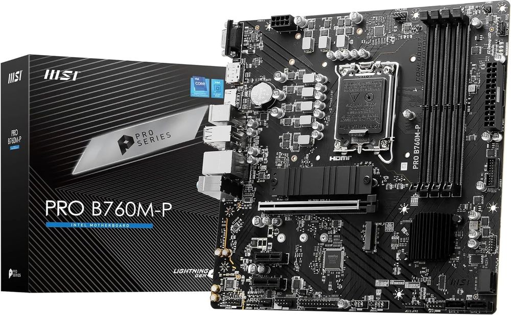 Продам комплект msi b760m pro и 13600kf