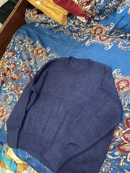 Темно синяя кофта женская