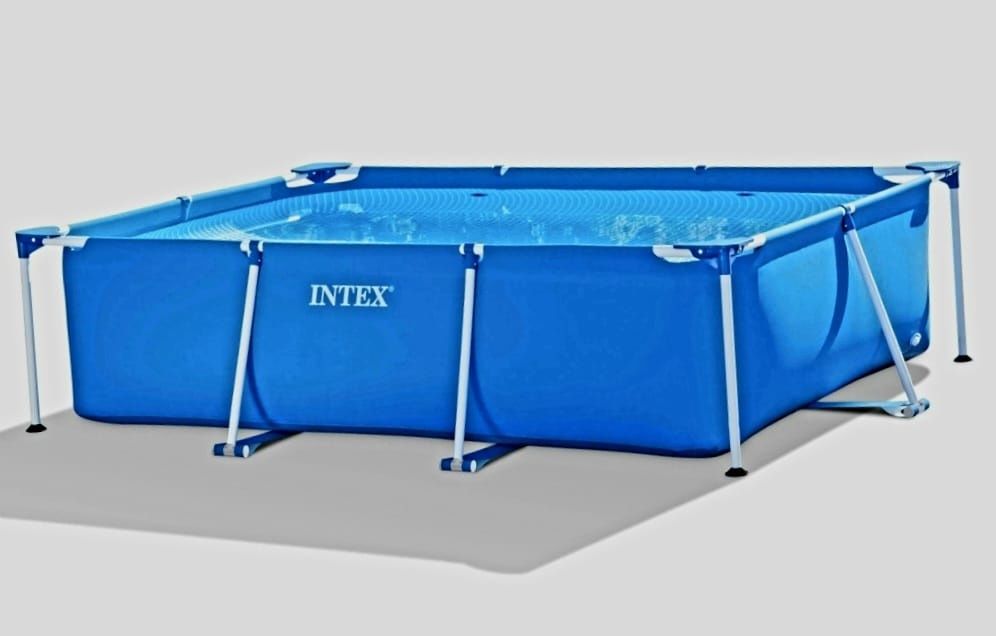 Piscina cu cadru metalic Intex, supraterana, dreptunghiulara, 260 x 160 x 65 cm
