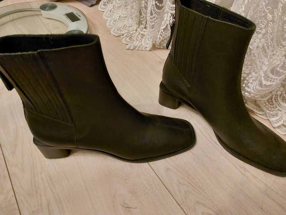 Ботинки кожа новые Манго