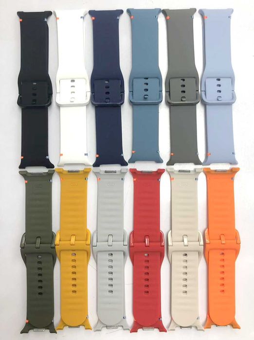 X44 Силиконова каишка верижка Samsung Galaxy Watch 8 40 44 Classic 46