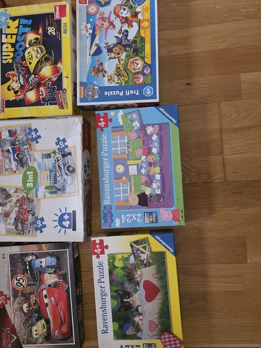 Детски пъзели 3,4, 5, 6+, Spiderman Ben Ten Paw patrol, Car