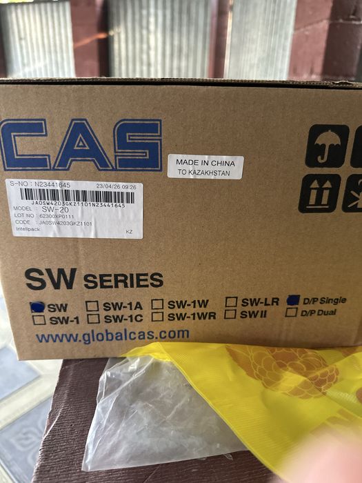 Профессиональные Весы Cas SW -20