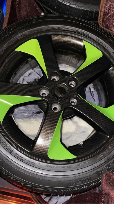 Vând jante wv 5x112 r16 cu cauciucuri