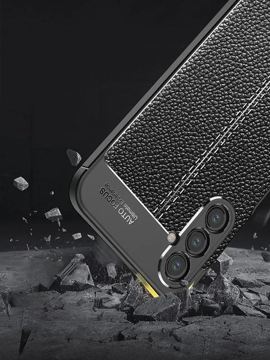 Samsung Galaxy A55 A35 A25 A15 A54 A34 A14/Лукс кейс гръб кожена шарка