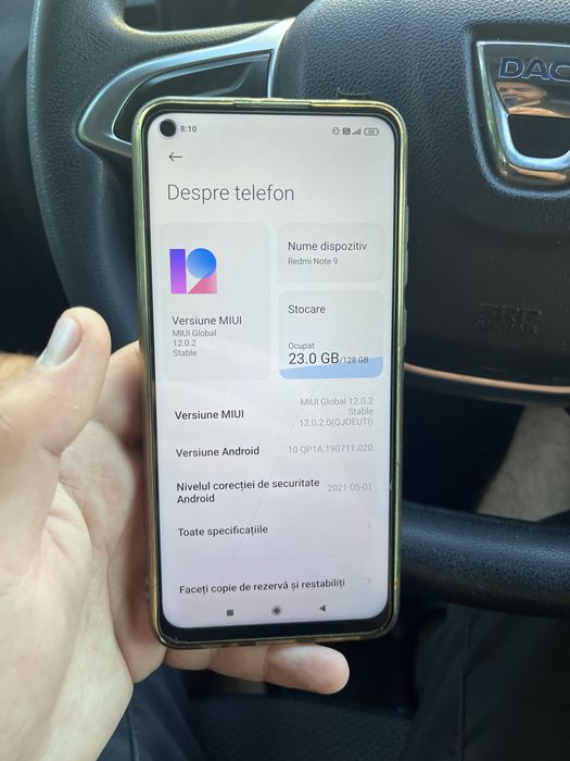Xiaomi Redmi Note 9 4GB RAM 128GB Impecabil Baterie 5020mAh Husa Folie