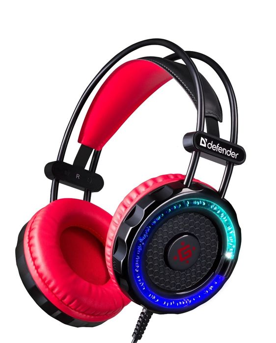Наушники оригинал Defender с подсветкой