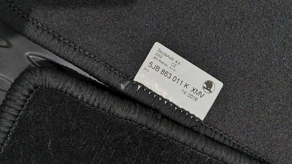 Коврики салона Skoda Rapid