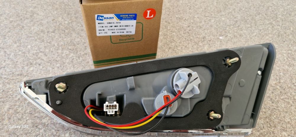 Хёндай соната LF, оптика перед, задние.