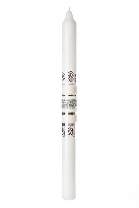 О'Candles Ритуална Бутикова Свещ За Кръщене, Сватба, Причастие