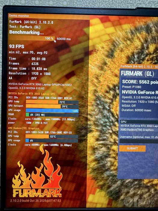 Lenovo Legion Slim 7 — RTX 3060 / Ryzen 7
