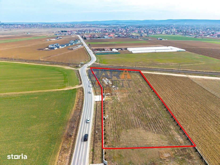 Teren 7.092 mp cu PUZ aprobat + Autorizatie / investiție autostrada A7