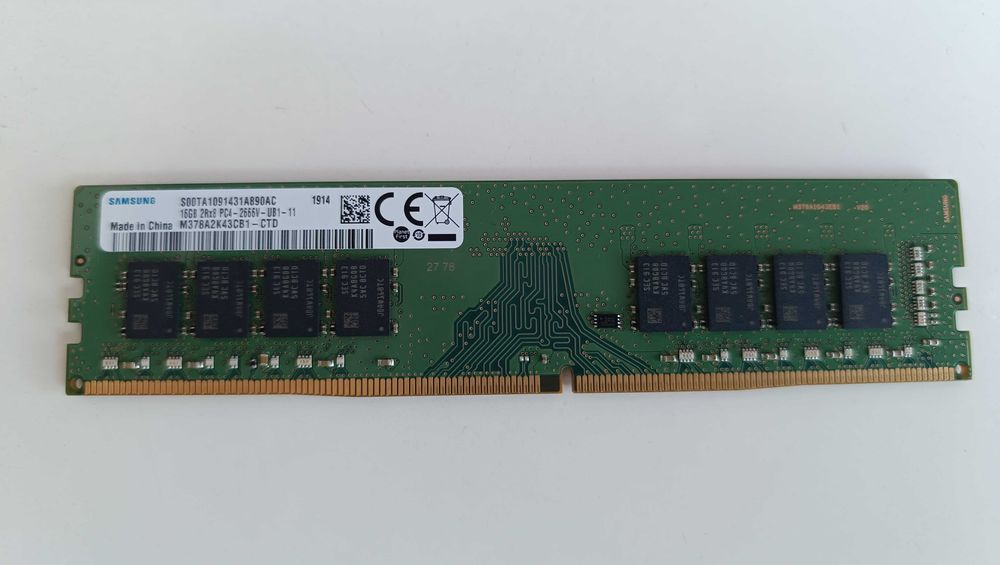 16GB DDR4 2666MHz SAMSUNG M378A2K43CB1-CTD - една плочка