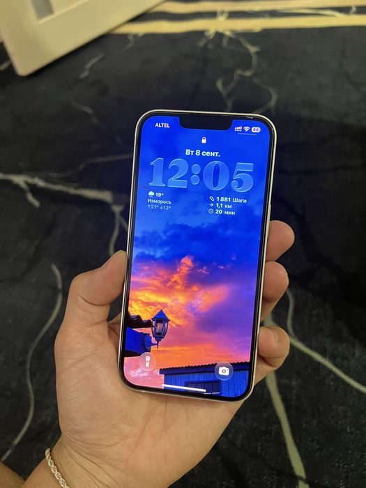 Iphone 13 128 гб ,коробка есть акб 74%
