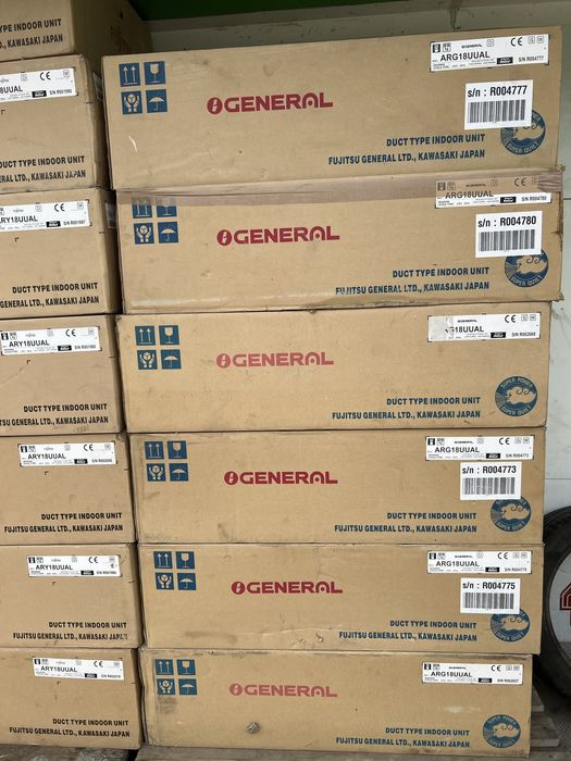 Vand unitate tip duct doar intern. Mărcile Fujitsu și General.