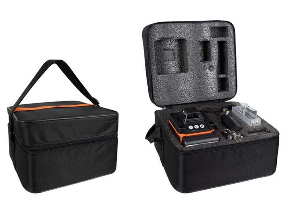 Лазерен линеен нивелир, 4 зелени лъча, 16 линии, 4D, 25 м, BIGSTREN