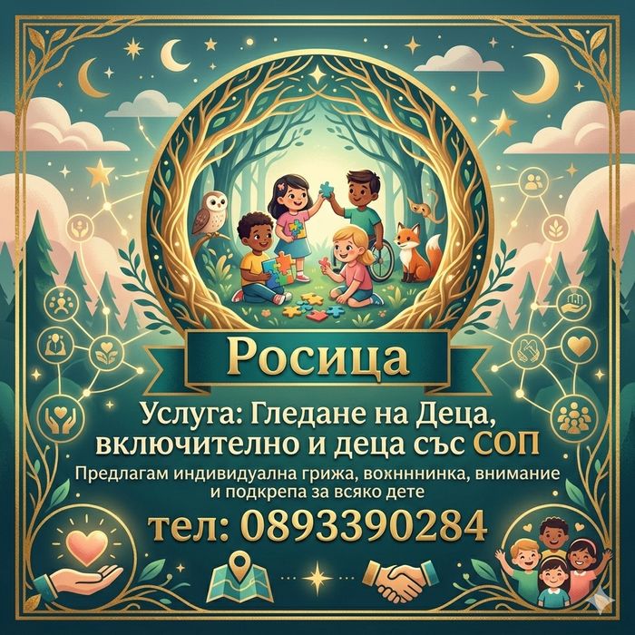 Гледане на деца в гр. Габрово (включително деца със СОП) – Индивидуална грижа