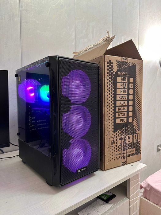 Igrovoy kompyuter Xeon 12 yadro/RX 5500 XT DDR6 8GB/ ОЗУ 16ГБ/ SSD 1TB