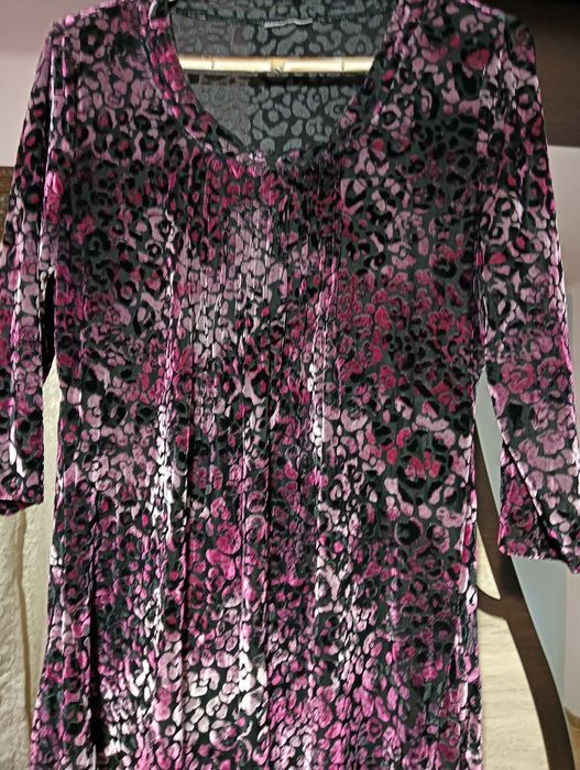 Bluză ocazie mov cu lila