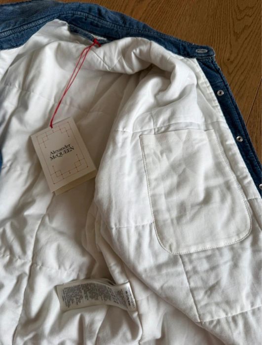Geaca denim groasa Alexander McQueen
