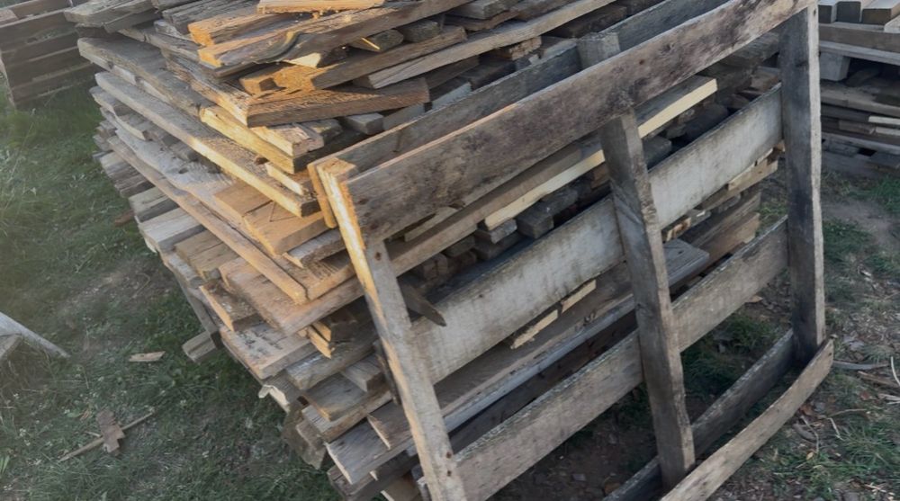Lemne de foc uscate / Deșeuri din lemn / Resturi construcții – 5 metri steri