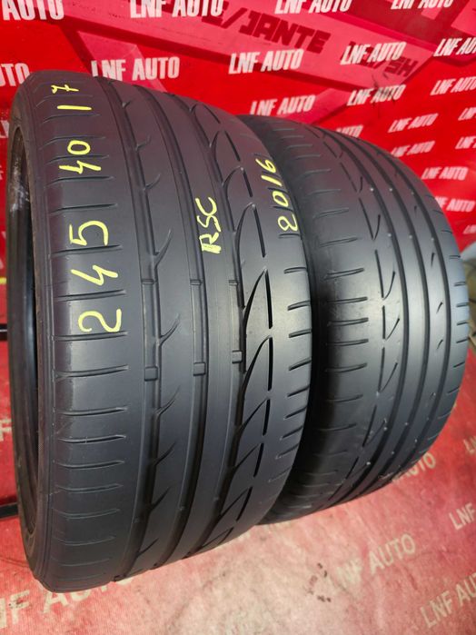 Anvelope de VARA - 245/40/17 - BRIDGESTONE - 5.6 MM - DOT 2016 RFT !
