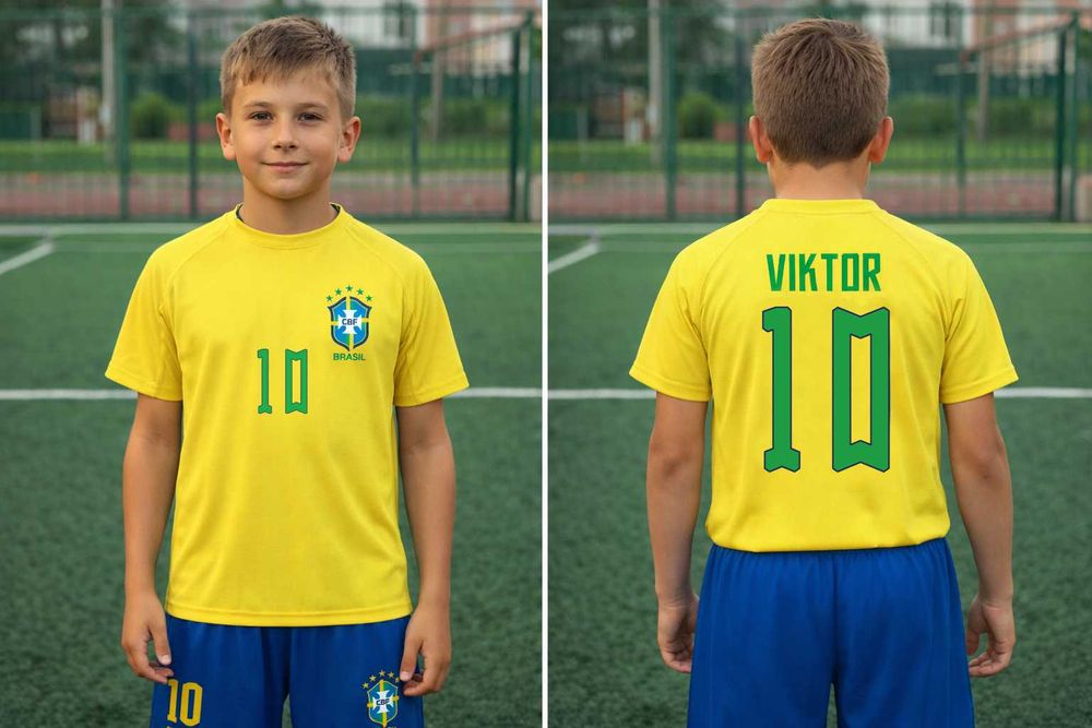 СВЕТОВНО 2026! Футболни екипи БРАЗИЛИЯ / BRAZIL с ИМЕ и НОМЕР! Поръчай на ОТБОР по ИЗБОР!