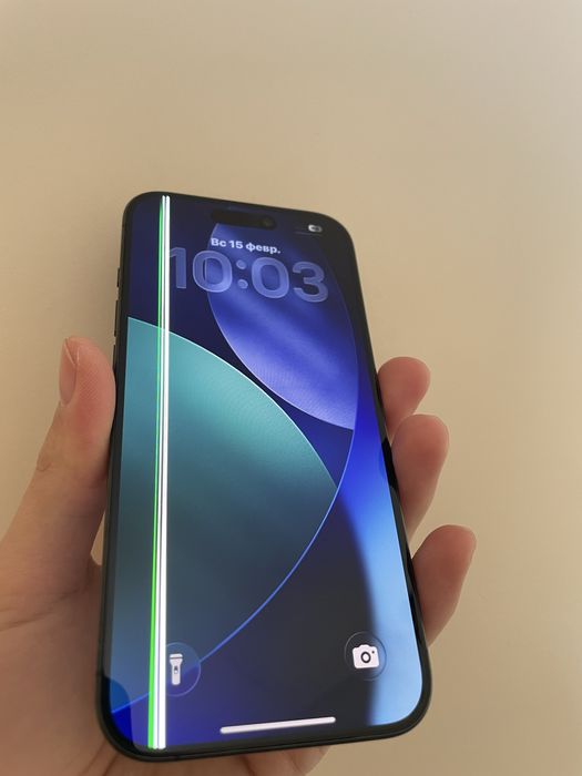 iPhone 15pro 88/256 qora