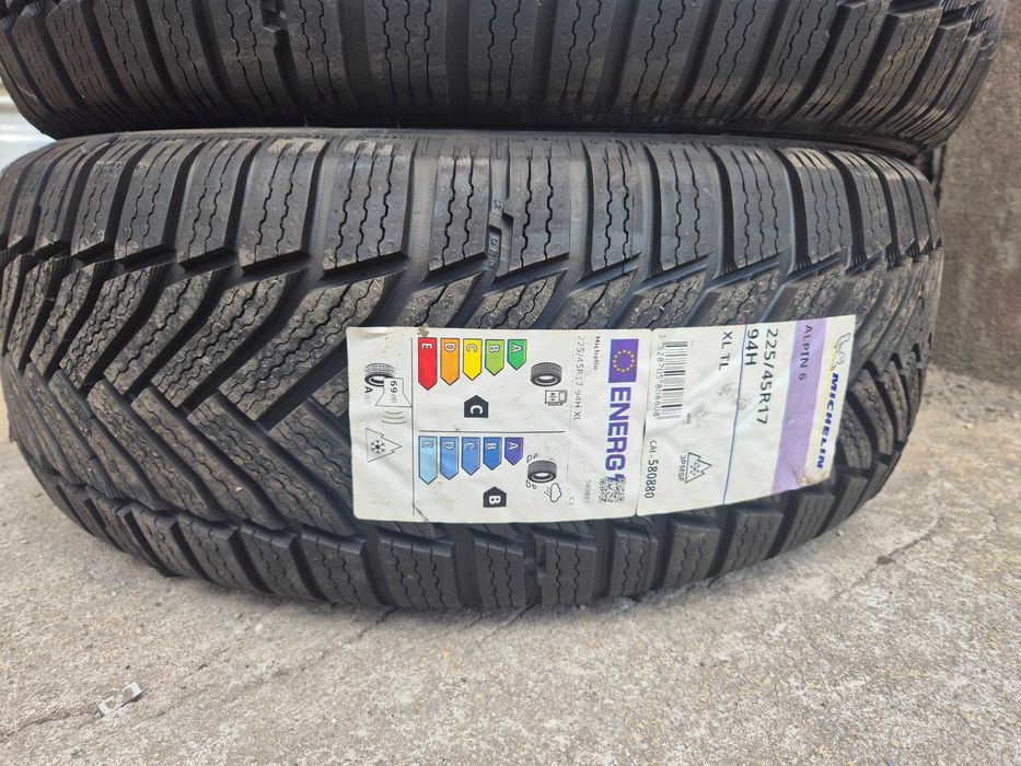 4 Anvelope M+S IARNA - 225/45/17 94H - Michelin PIlot Alpin 6 - NOU - DOT 2021 !