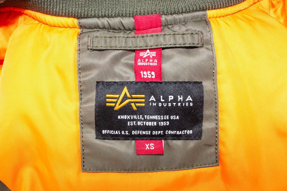 ALPHA INDUSTRIES MA-1 Cyber дамско яке бомбър зелено сатенено късо XS