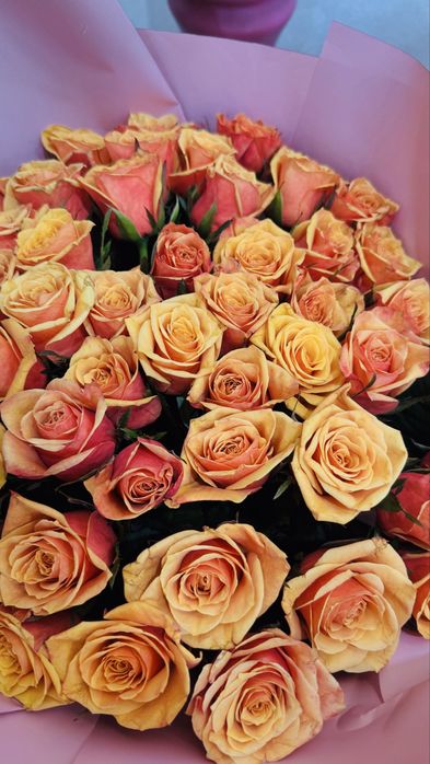 51 роз огромный букет