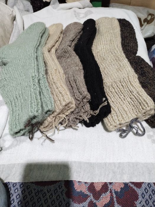 Носки, овечья шерсть.